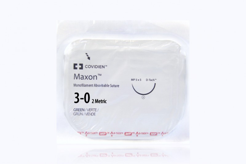 Medtronic Maxon green 5 x 18" V-20 taper (5 sutures per packet: D-TACH)