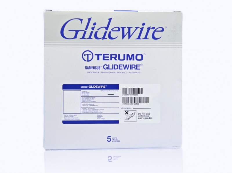 Terumo Glidewire Hydrophilic Guidewire 0.018″ x 260cm, Straight