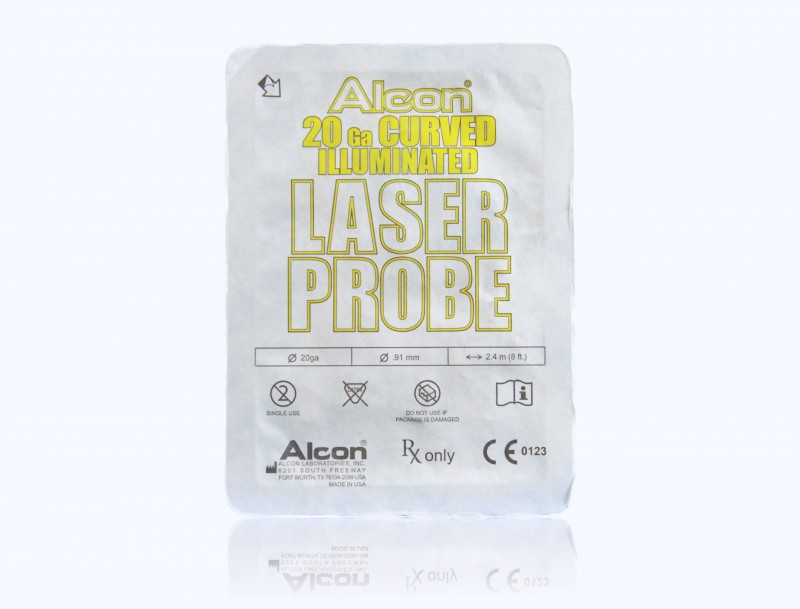 Alcon 20G Curved Illuminated Laser Probe with RFID