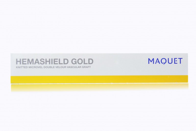 Maquet Hemashield Gold Knitted Axillo-Bifemoral Vascular Graft, 10mm Left
