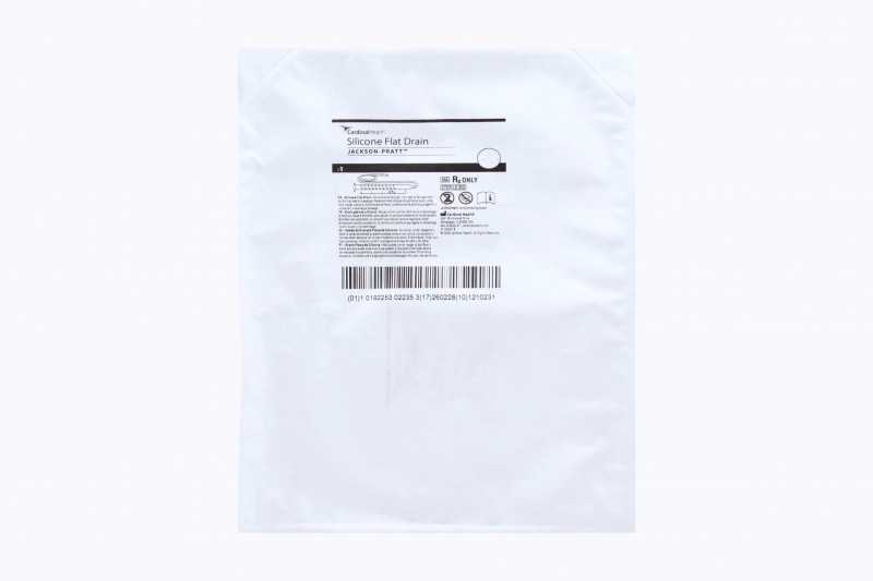 Cardinal Jackson-Pratt Silicone Flat Drain without Trocar 7mm x 20cm, 3/4