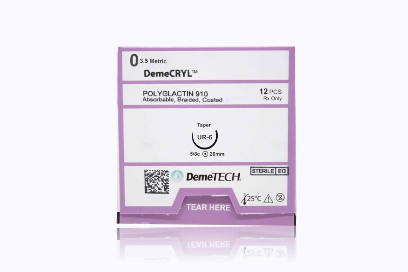 DemeTECH DemeCRYL PGLA violet 30″ UR-6 Taper
