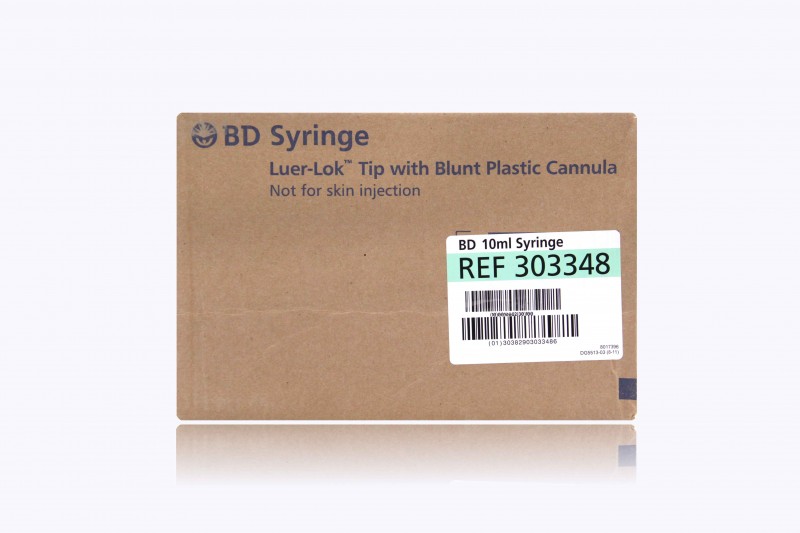 BD 10ml Syringe w/Blunt Plastic Cannula