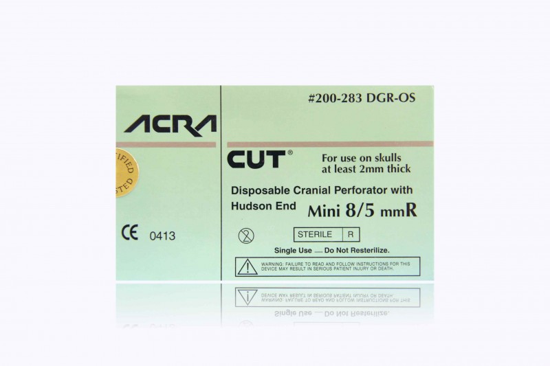 Acra Cut Cranial Perforator w/Hudson End Mini 8/5mm DGR-OS
