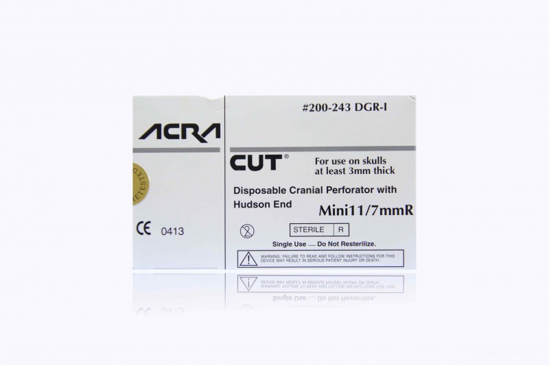 Acra Cut Cranial Perforator w/Hudson End 11/7mm DGR-I