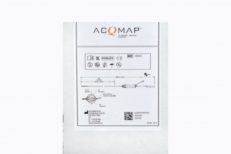 Acutus ACQMAP 3D Imaging Mapping Catheter 10F