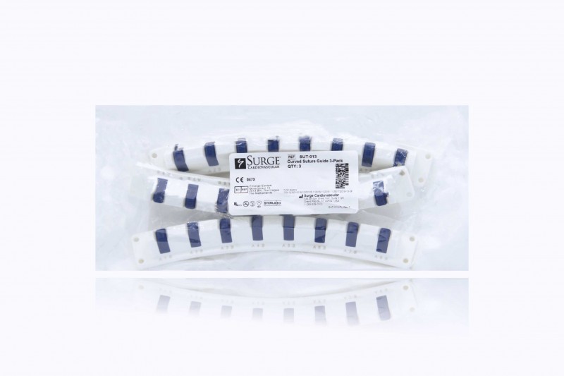 Surge Cardiovascular Curved Suture Guide (3 per Pack)