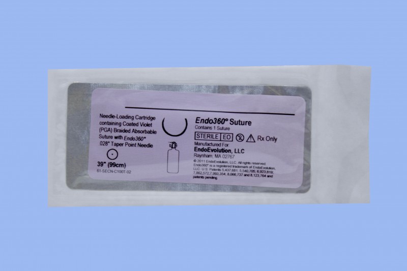 0 EndoEvolution Endo 360 Suture 39″ Violet PGA Taper