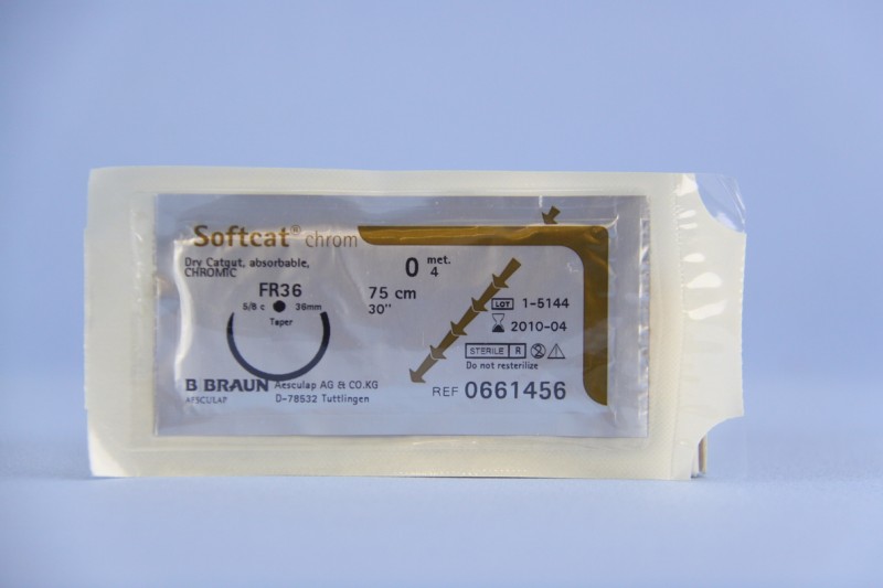 B | Braun Softcat Chromic Gut 30″ FR36 taper