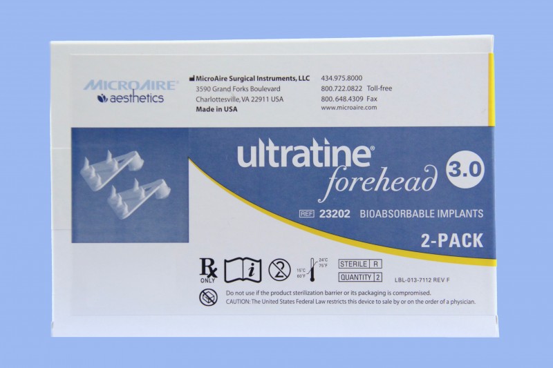 MicroAire Ultratine Forehead 3.0 Bioabsorbable Implant