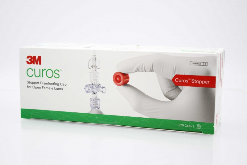 3M Curos Stopper Disinfecting Cap for Open Female Luers