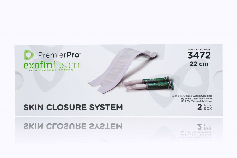 Chemence Exofin Fusion Skin Closure System 22cm (One Patch, Two 1.75g Adhesive)