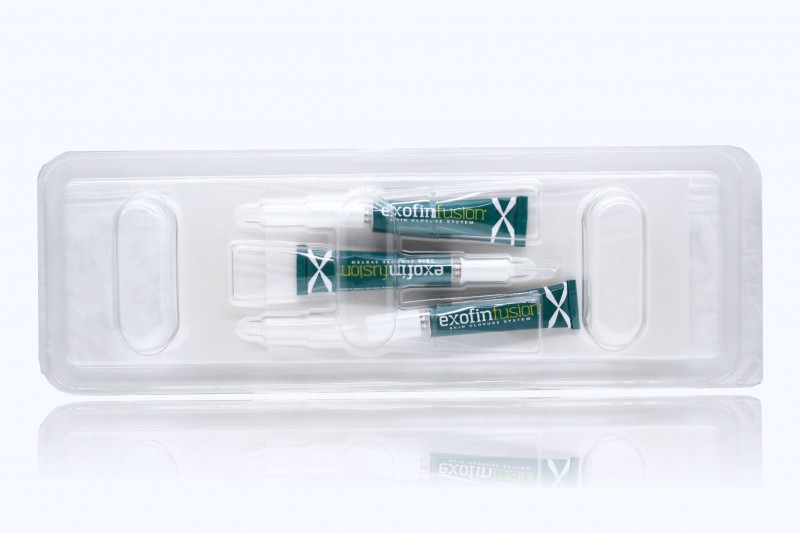 Chemence Exofin Fusion Skin Closure System 44cm w/Three 1.75g Tubes of Adhesive & Two Mesh Patches
