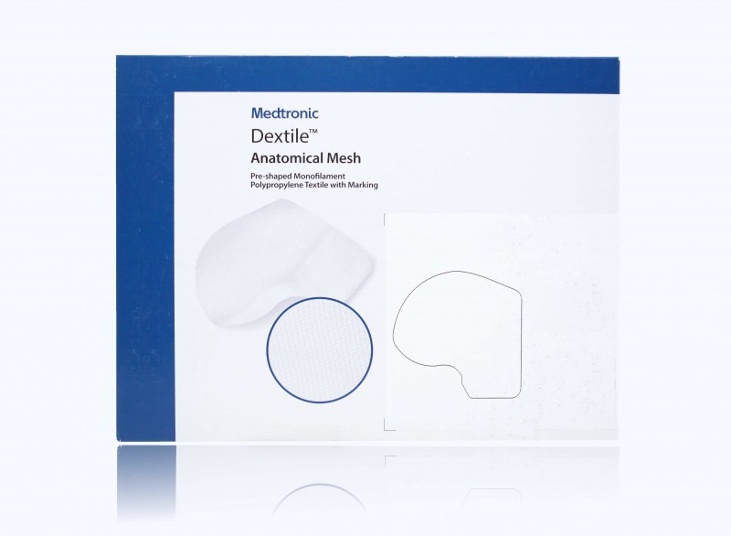 Medtronic Dextile Left Anatomical 3D Mesh 13cm x 9cm