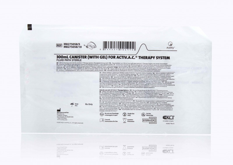 3M KCI ActiV.A.C Canister w/Gel 300ml