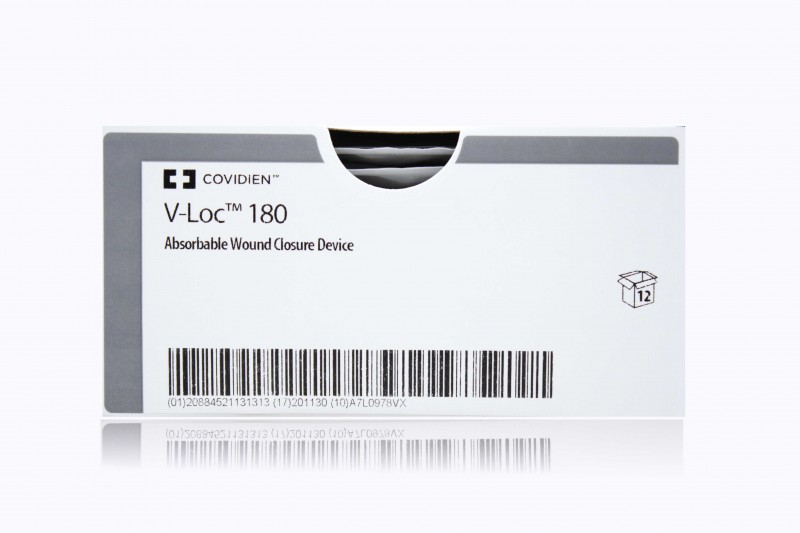 Medtronic V-Loc 180 Barbed clear 12″ P-12 (PS-2) Reverse Cutting