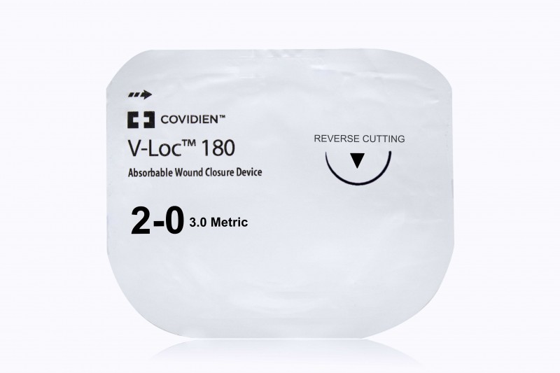 Medtronic V-Loc 180 Barbed clear 12″ GS-11 (CP-1) Heavy Body Reverse Cutting
