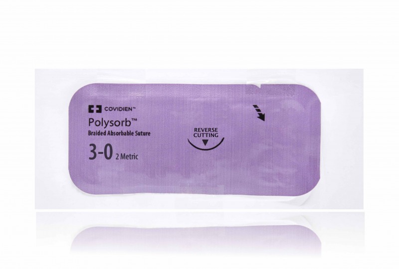 Medtronic Polysorb undyed 18" P-14 cutting