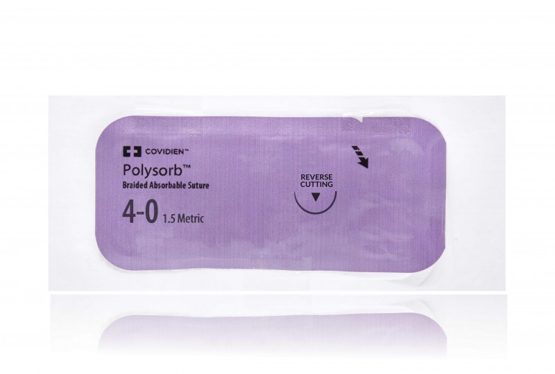 Medtronic Polysorb undyed 18" P-24 cutting