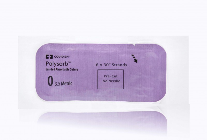 Medtronic Polysorb violet 6 x 30" strands (6 strands per packet)