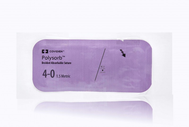 Medtronic Polysorb violet 30" SC-2 straight cutting