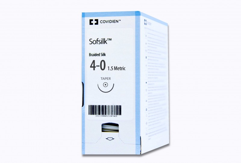Medtronic Sofsilk black 30" V-20 taper