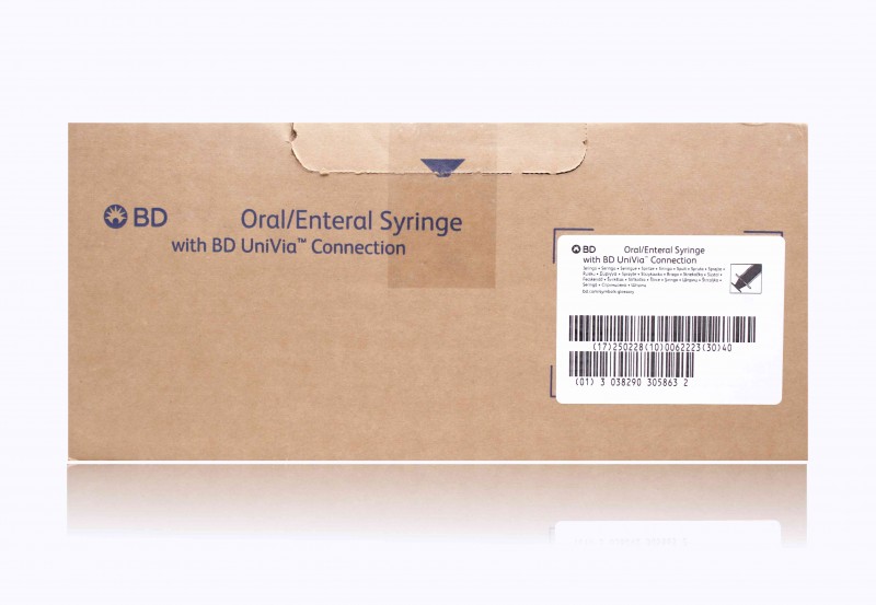 BD 10ml Syringe Oral/Enteral, w/BD Univia Connection