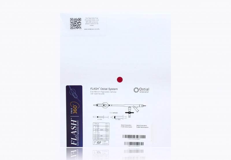 Ostial Flash Dual Balloon OTW Angioplasty Catheter, Peripheral 6.0mm x 12mm, 135cm