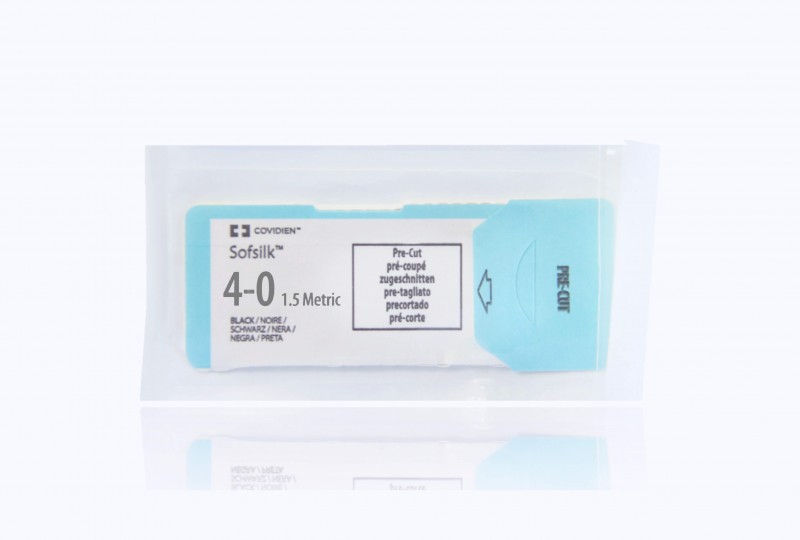 Medtronic Sofsilk black 12 x 30" strands (12 strands per packet)