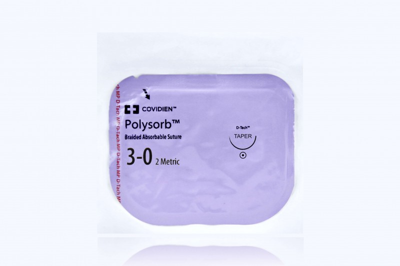 Medtronic Polysorb violet 5 x 18" CV-23 taper (5 sutures per packet: D-TACH)