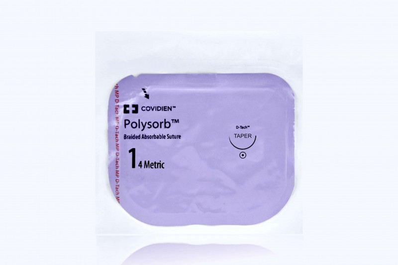 Medtronic Polysorb violet 5 x 30" GS-21 taper (5 sutures per packet: D-TACH)