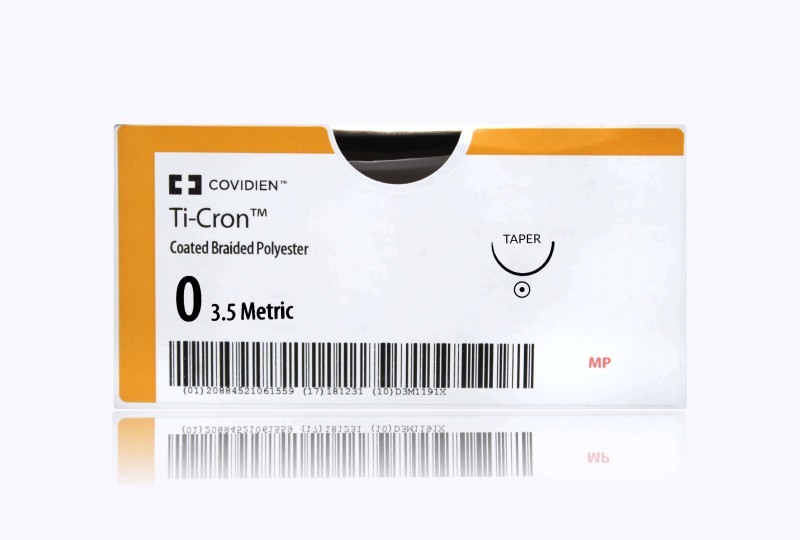 Medtronic TiCron blue 5 x 18" GS-21 taper (5 sutures per packet: D-TACH)