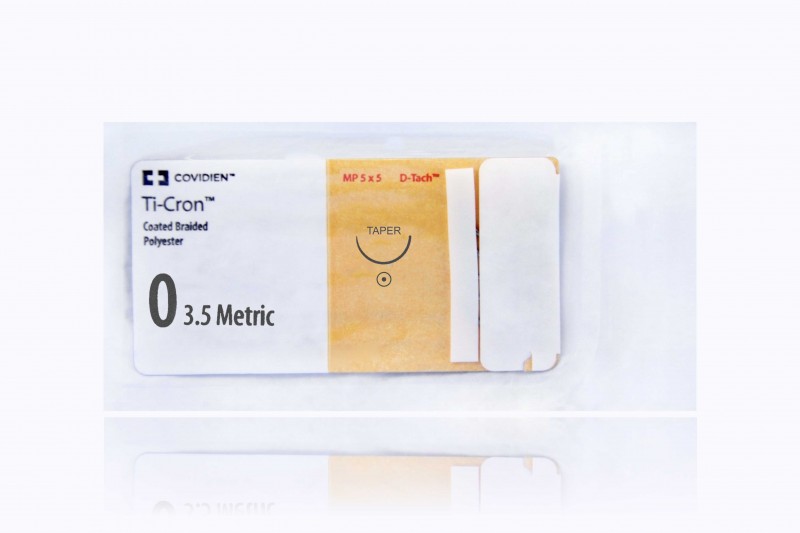 Medtronic TiCron blue 5 x 18" HGS-22 taper (5 sutures per packet: D-TACH)