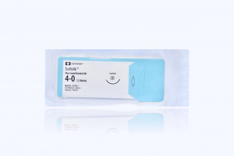 Medtronic Sofsilk black 30" CV-11 taper