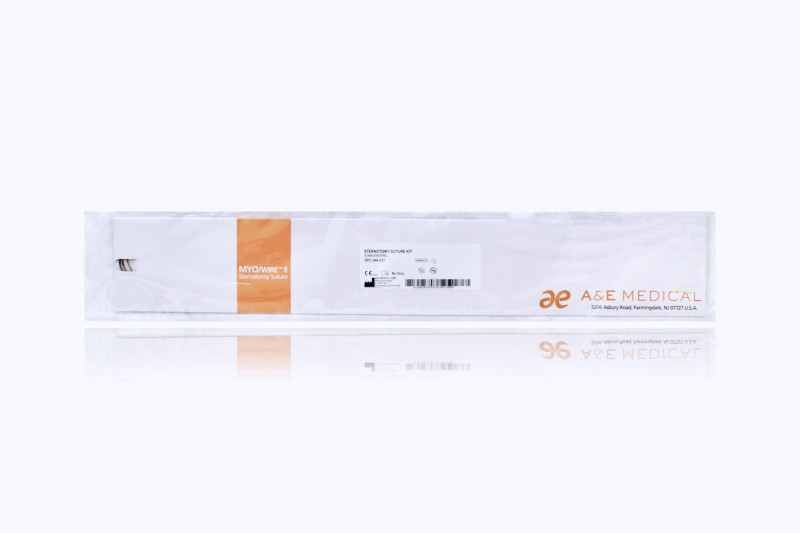 AE Medical Double Wire HS Sternotomy Closure System USP 6, Double Wire, 3 x 14″ BE#2