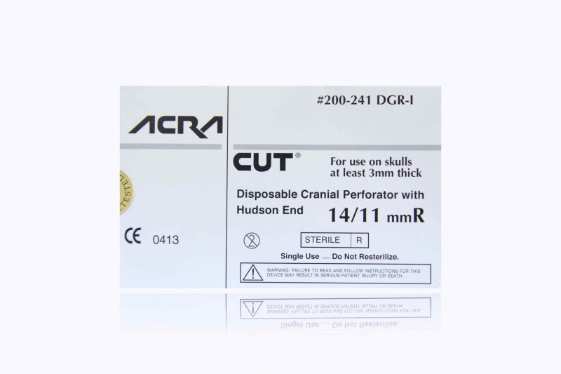 Acra Cut Cranial Perforator w/Hudson End 14/11mm DGR-I