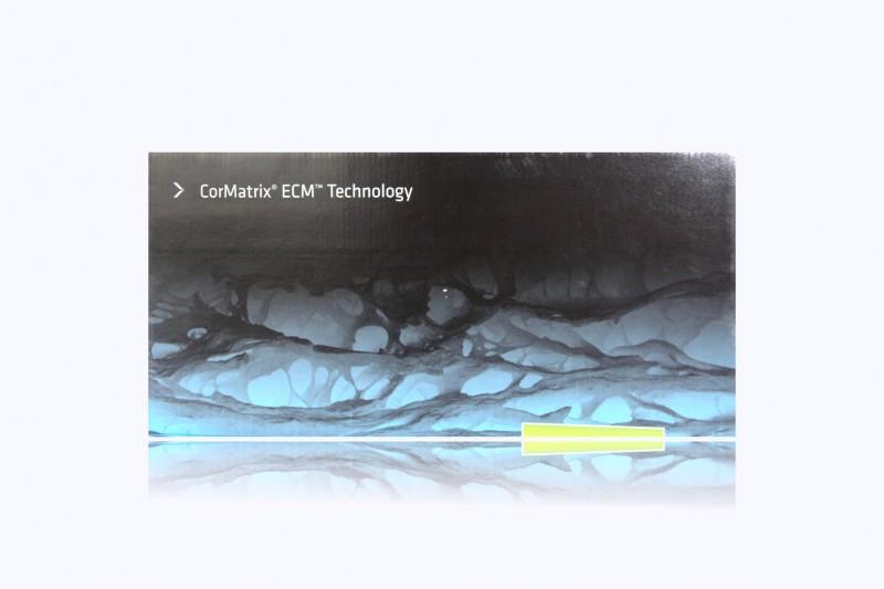 CorMatrix ECM for Vascular Repair 2cm x 10cm, 6-Ply