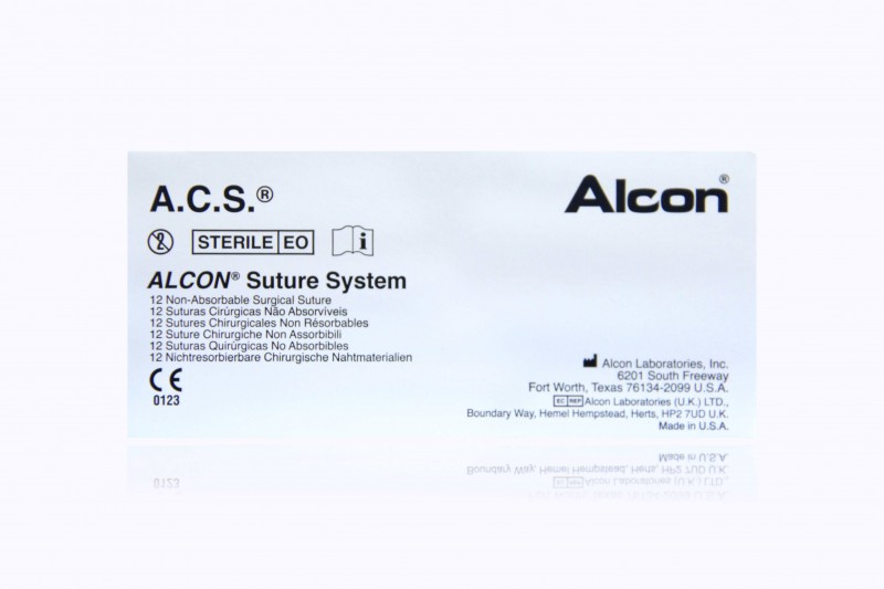 Alcon Nylon black 12″ A-3 spatula, double armed