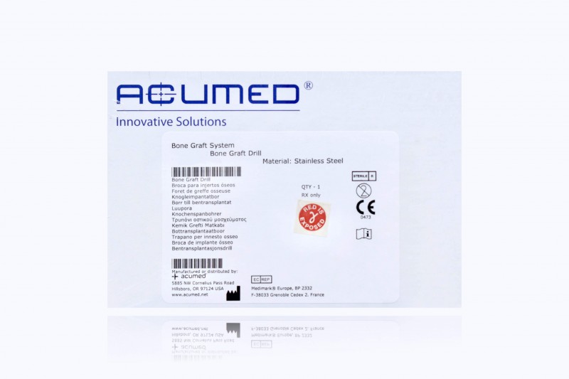 Acumed 10mm Bone Graft Drill (Hudson) 1.6cc