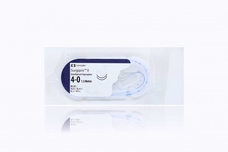 Medtronic Surgipro blue 36" CV-15 taper, double armed