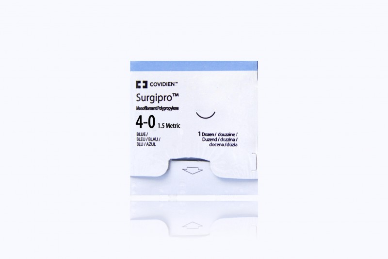 Medtronic Surgipro Polypropylene Suture blue 18" P-13 (P-3) Reverse Cutting