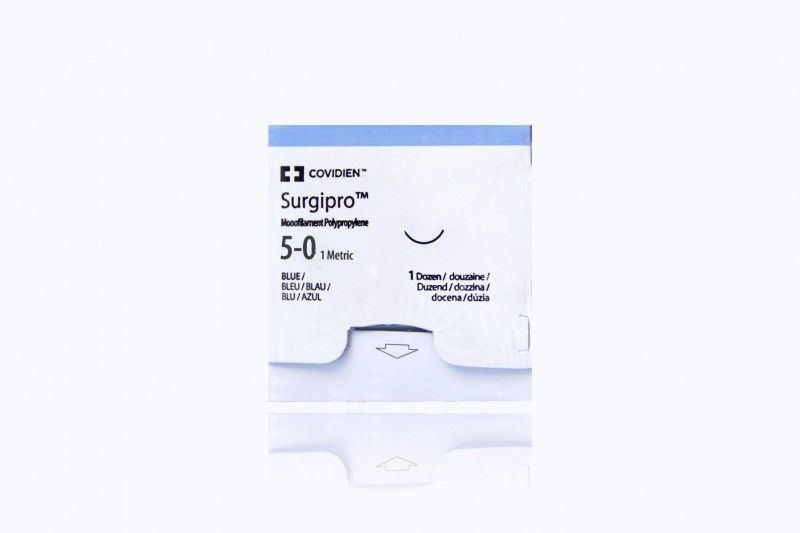 Medtronic Surgipro Polypropylene Suture blue 18" P-13 (P-3) Reverse Cutting