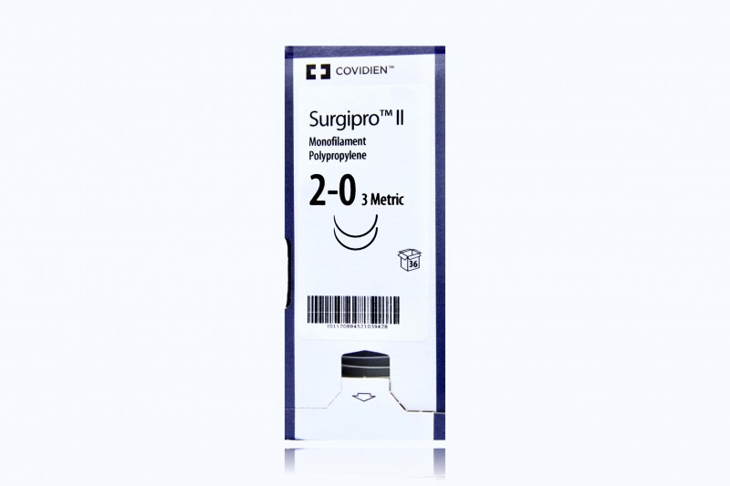 Medtronic Surgipro blue 36" V-20 taper, double armed