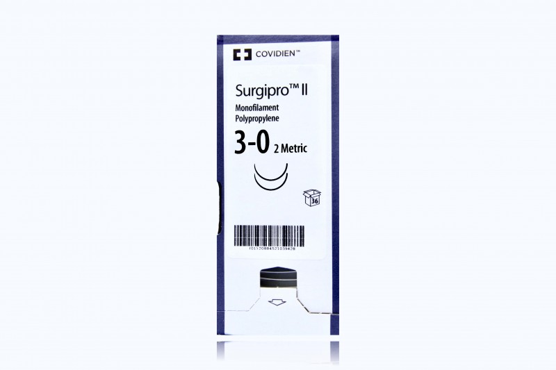 Medtronic Surgipro blue 36" KV-7 tapercutting, double armed