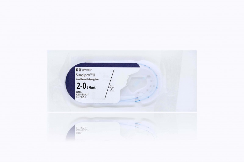 Medtronic Surgipro blue 30" SC-2 Straight Reverse Cutting