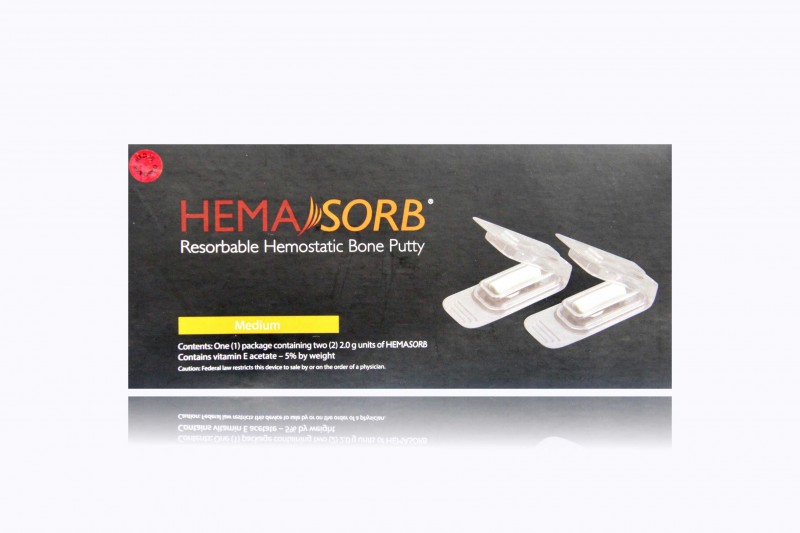 Abyrx Hemasorb Resorbable Hemostatic Bone Putty, Medium 2.0g