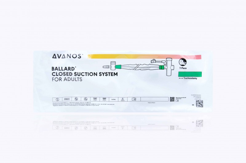 Avanos Ballard CSS 14F x 30.5cm Adult, Endotracheal, T-Piece