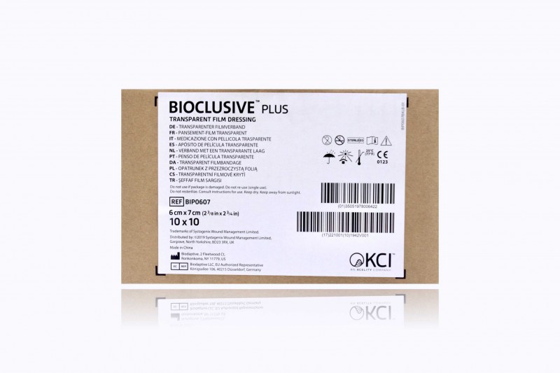 3M KCI Bioclusive Plus Transparent Dressing 6cm x 7cm