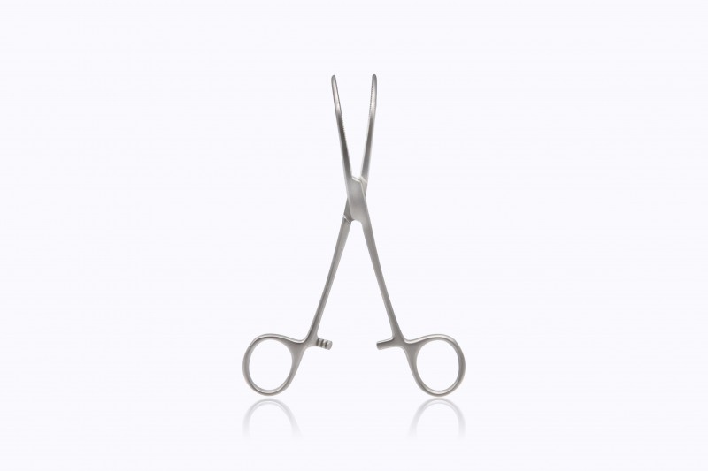 Aesculap Rochester-Pean Hemostatic Forceps, Curved, Blunt 6-1/4"