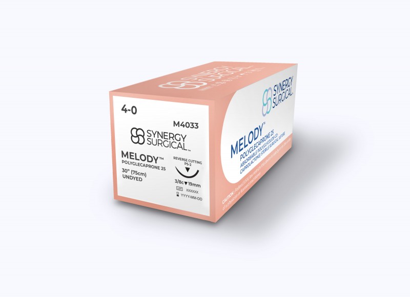 Synergy Surgical Melody PGCL undyed 30″ PS-2 Premium Reverse Cutting